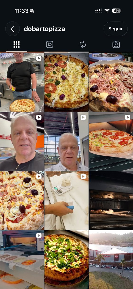 Perfil de Instagram do Do Bartô Pizza antes da Quirk